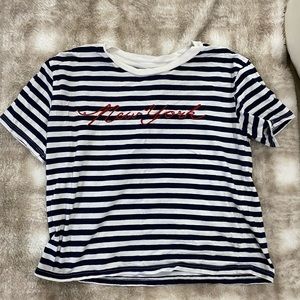 2/$10 H&M New York Striped Top